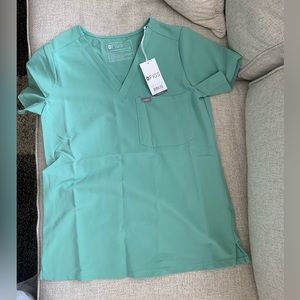 Figs Jade Catarina One pocket scrub top XS NWT